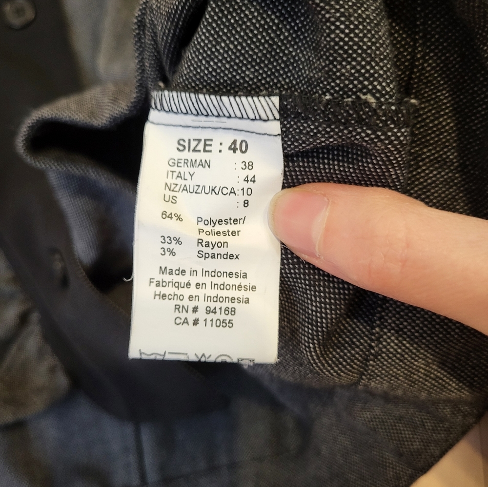 EUC Camela Mè Gray and Black Jacket - Picture 8 of 16